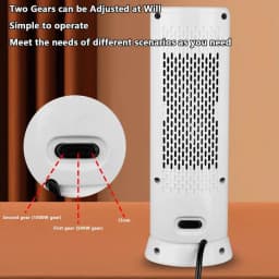 Small Heater Electric Space Heater Two Modes Three Seconds Heating Heaters With Smart Tip Switch Automatic Room Temperature