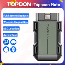 TOPDON TopScan Moto Car Scan Auto Motorcycle Diagnostic Tools Engine OBD2 Scanner Tool Professional Universal