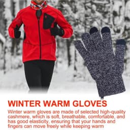 USB Heated Gloves USB Heated Mitten With Touchscreen Rechargeable Heating Gloves Non Slip And Portable Hand Warmer Warm Gloves