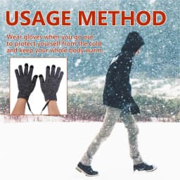 USB Heated Gloves USB Heated Mitten With Touchscreen Rechargeable Heating Gloves Non Slip And Portable Hand Warmer Warm Gloves