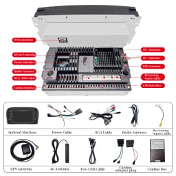 Hualingan Autoradio for Mercedes Comand SL500 R230 radio stereo SL300 SL350 SL55 SL63 head unit upgrade 6.2 "touch screen DVD