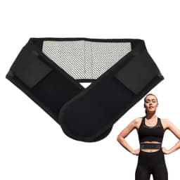 Lumbar Support Belt Immediate Relief Lumbar Belt Back Brace with Heat Elastic Heating Waist Strap Adjustable Lumbar Support