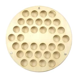 34 Holes Wall Golf Ball Display Rack Wooden Round Golf Ball Shelf Golf Ball Wall Hangings Storage Organizer balls Display Stand