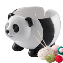 Cute Sheep Ceramic Yarn Bowl Knitting Yarns Ball Storage Holder For Needlecrafts Crocheting Home Sewing Organizer Decoration