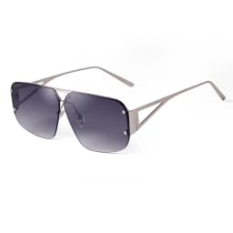 SORVINO 2024 Ovesized Square Sunglasses Women Men Retro Aviation Sun Glasses Rimless Metal Frame Gradient Shades UV400 Eyewear