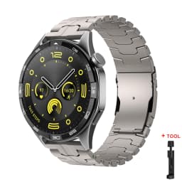 22mm Metal Strap For Huawei Watch GT4 46mm Stainless Steel Band Business Bracelet For Huawei Watch GT46mm/GT2e/GT3 46mm Bracelet