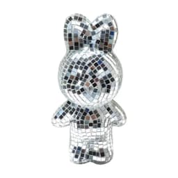 Rabbit Disco Ball Silver Bunny Shape Glass Figurines Funky Rabbit Statues Music Festival Decoration Creative Disco Balls