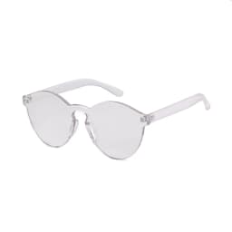 SORVINO Candy Color Sunglasses Round Rimless Sunglasses for Women Trendy Transparent Eyewear Vintage Red Purple Blue Green Glass