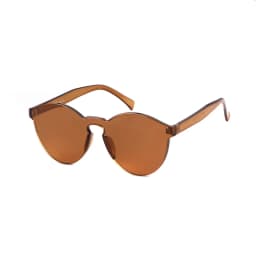 SORVINO Candy Color Sunglasses Round Rimless Sunglasses for Women Trendy Transparent Eyewear Vintage Red Purple Blue Green Glass