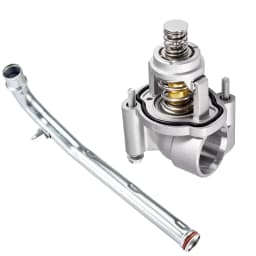 Carbole Engine Thermostat Housing 12678779 Set For 2017-23 Cadillac XT5 GMC Acadia 3.6L