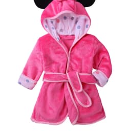 Baby Boys Robe For Girls Children's Bathrobe Cartoon Printing Soft Velvet Robe Pajamas Coral Baby Kids Warm Clothes 1-6Years Old