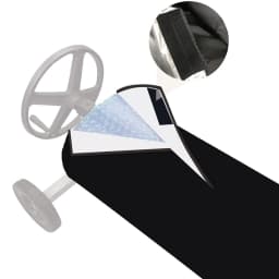 550X96cm Swimming Pool Cover Outdoor Waterproof UV Protective Pool Solar Roller Reel Protective Cover Solar Blanket Pool Tool