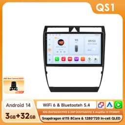 Hizpo 8G 128G Car Radio Carplay For Audi A6 C5 2 RS6 S6 1997 - 2004 GPS 1280*720P Android 13 Auto 2din Multimedia Player Stereo