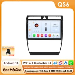 Hizpo 8G 128G Car Radio Carplay For Audi A6 C5 2 RS6 S6 1997 - 2004 GPS 1280*720P Android 13 Auto 2din Multimedia Player Stereo