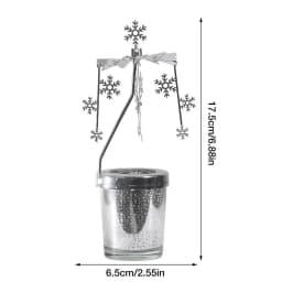 Carousel Aromatherapy Candle Revolving Scenic Lantern Candlestick Tray Girl Dream Dreamcatcher Fragrance Candlestick Decor
