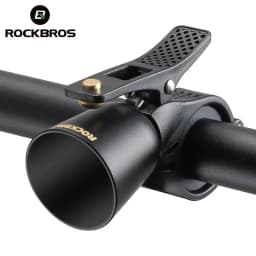ROCKBROS Bicycle Bell Lightweight Copper Alloy Horn Safety Warning Ring Bell 100db Crisp Sound Ring MTB Road Bike Accessories
