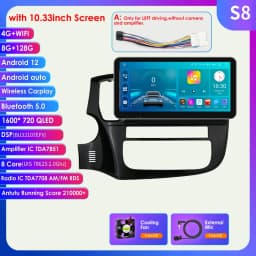 6115 Android 12 Autoradio dsp Carplay For Mitsubishi Outlander 3 GF0W GG0W 2012-2018 Multimedia Video Player GPS Stereo 2din 4G