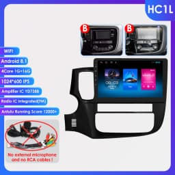 6115 Android 12 Autoradio dsp Carplay For Mitsubishi Outlander 3 GF0W GG0W 2012-2018 Multimedia Video Player GPS Stereo 2din 4G