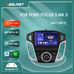 2din 360 Camera Android Car radio for Ford Focus 3 MK 3 2011 - 2017 Multimedia Video player GPS navigation Stereo 6115 Autoradio