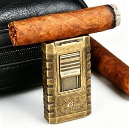 GALINER Cigar Cutter Lighter Set Smoking Accessories Puro Drill Punch New Unusual Lighter Jet Gas Charuto Knife