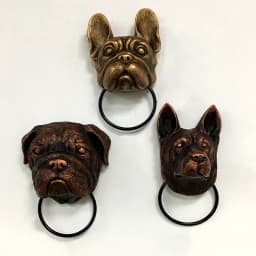 Creative Animals Head Door Knocker Retro Resin Crafts Personalized Wall Art Decoration For Front Door Heavy Gothic Door Knockers