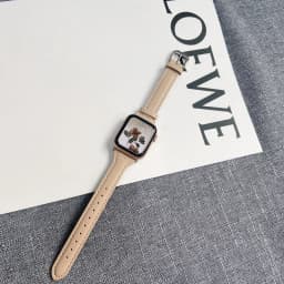 Slim Leather strap For Apple watch band 40mm 44mm 38mm 42mm 44 mm Genuine Leather bracelet Apple watch serie 7 6 5 4 3 se strap