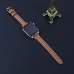 Slim Leather strap For Apple watch band 40mm 44mm 38mm 42mm 44 mm Genuine Leather bracelet Apple watch serie 7 6 5 4 3 se strap