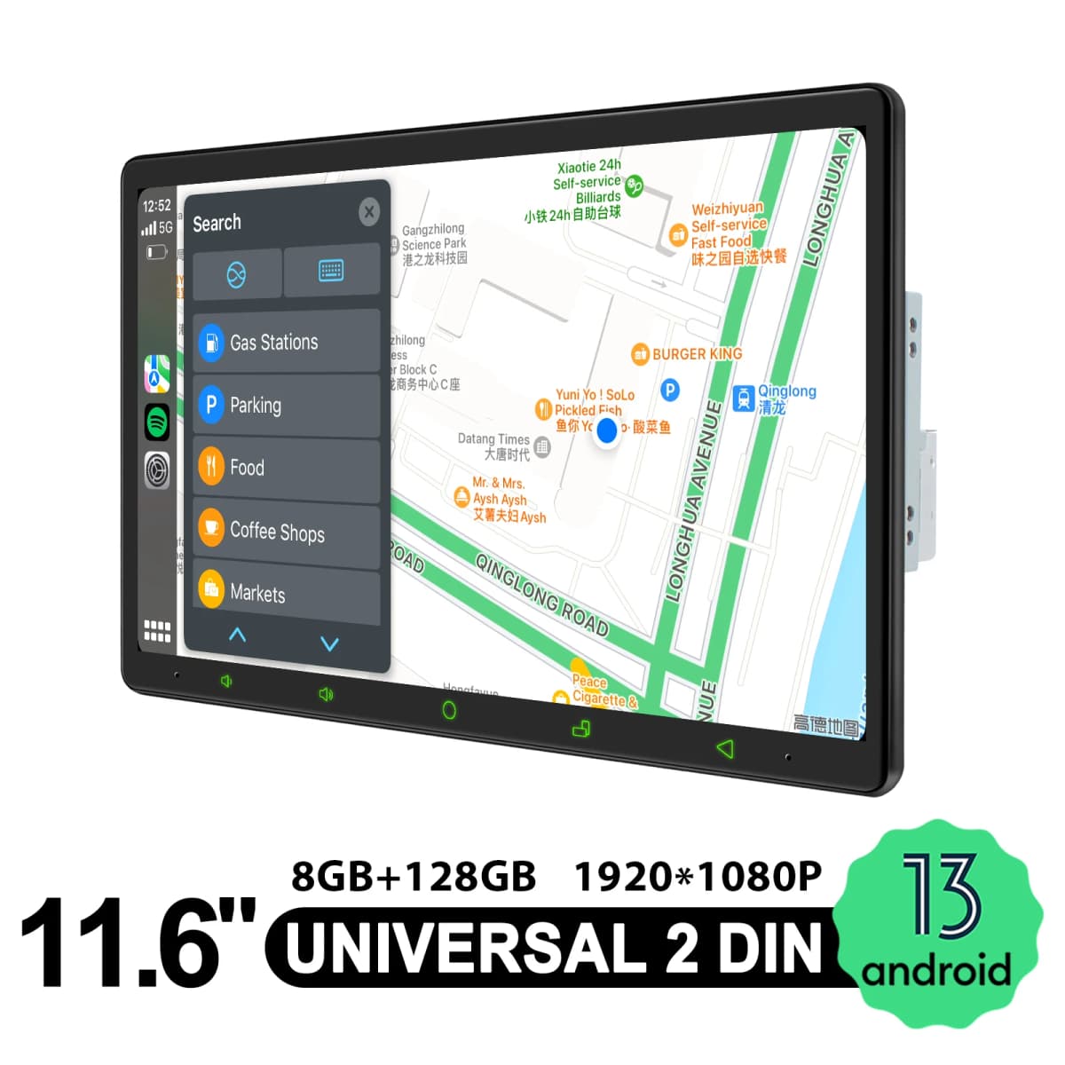 2025 Upgraded Newest Car Radio Stereo Multimedia Player Wireless Android Auto Apple CarPlay Ships from EU/US Warehouse