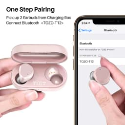 Refurbished TOZO T12 Wireless Earbuds LED Digital Display HiFi Stereo Sound Portable Handfree Sport Earphones Wireless Headset