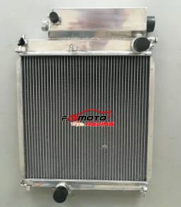 Aluminum Radiator + Fan For BMW 3 Series E36 Z3 Roadster 316/318/320/323/325/328 i/iS/Ti/iC 1.6-2.8L AC M44 M42 1987-2002
