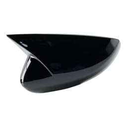 Artudatech Gloss Black Wing Door Mirror Cover Caps for Left + Right VW Polo MK5 09-17