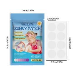 Children Adult Uv Patch Breathable Sunscreen Patch Mountain Climbing Uv Patch Care Patch Comfortable Picnic Skin Care Body Care