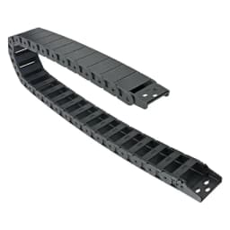 2PCS 18x37mm R38 Length 1M Plastic Semi Closed Cable Drag Chain Wire Carrier for 3D Printer CNC Router Machine