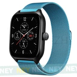20mm 22mm Milanese band For Amazfit GTR/GTS-4-3-2-2e-Mini-Pro/stratos 2 Metal Magnetic Loop Bracelet Amazfit bip-U-S-3-Pro strap