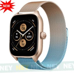 20mm 22mm Milanese band For Amazfit GTR/GTS-4-3-2-2e-Mini-Pro/stratos 2 Metal Magnetic Loop Bracelet Amazfit bip-U-S-3-Pro strap