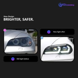 AKD Head Lamp for BMW E70 LED Headlight 2007-2013 Headlights X5 DRL Turn Signal High Beam Angel Eye Projector Lens