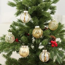 Christmas Tree Balls Hanging 25pcs Christmas Ball Ornaments Glittering Christmas Baubles PVC White Gold Ball Decorations Set