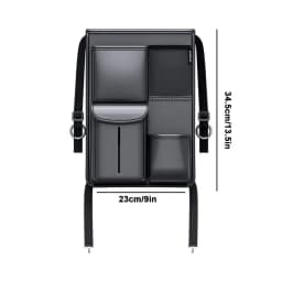 Car Front Seats Between Storage Bag Auto Seat Back Handbag Holder Tissue Box With Multiple Pockets Car Seat Organizer Bag