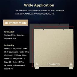 PEI Print Bed 235*235mm Textured PEI Build Plate 235x235mm Soft Magnetic Sticker For Creality Ender 3 Ender5 K1 K1C Ender-3v3SE