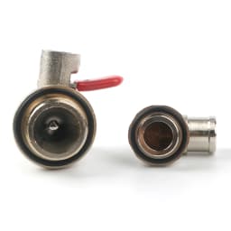 Engine Oil Drain Valve (27mm-2.0) & L-Shaped Hose End L-002 COMBO PACK