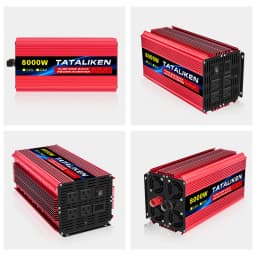 Pure Sine Wave Inverter DC12V/24V To AC110V 60HZ 1600W 2500W 3500W 4500W 5000W 6000W 7000W 8000W Power Voltage Converte