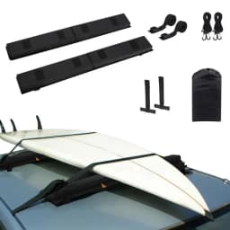 Car Roof Luggage Soft Rack Pads Light Duty Car Roof Rack Cushion Pads For Kayak Canoe Surfboard Paddle Snowboard Sups Board