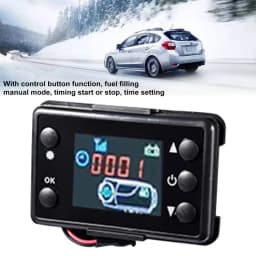 12V/24V Air Heater Parking Heater Controller Kit LCD Monitor Switch+Remote Control For Car Track Diesels Air Heater Accessories