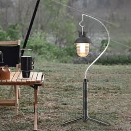 Telescoping Camping Light Stand Portable Foldable Light Tripod Lantern Pole Outdoor Light Holder Lamp Hanger Camping Supplies