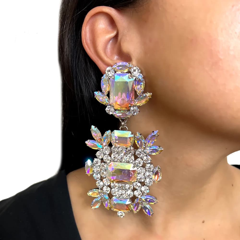 Bohemian Geometric Dangle Earrings Wedding for Women Luxury Designer Statement decor Bridal Jewelry High Quality Accessories