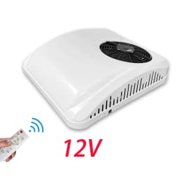 Treeligo 12V Heat&Cool Roof Air Conditioner Electric Cool RV Rooftop Parking AC Unit for Truck Camper Van Caravans Motor Home