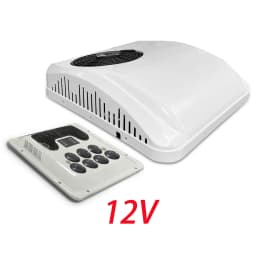 Treeligo 12V Heat&Cool Roof Air Conditioner Electric Cool RV Rooftop Parking AC Unit for Truck Camper Van Caravans Motor Home