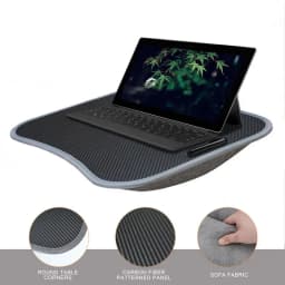 Laptop Lap Desk Lap Desk With Pillow Cushion Writing Padded Tray With Handle For Work And Game On Couch