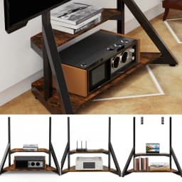 Adjustable Height Rolling TV Floor Stand Industrial Television TV Mount Bracket for 40-75 Inches Max Load 80KG