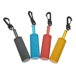 Scuba Rattle Underwater Shaker Aluminum Alloy diving rattle with Clip Noise Maker Signal Bell Diving Stick Communication Device
